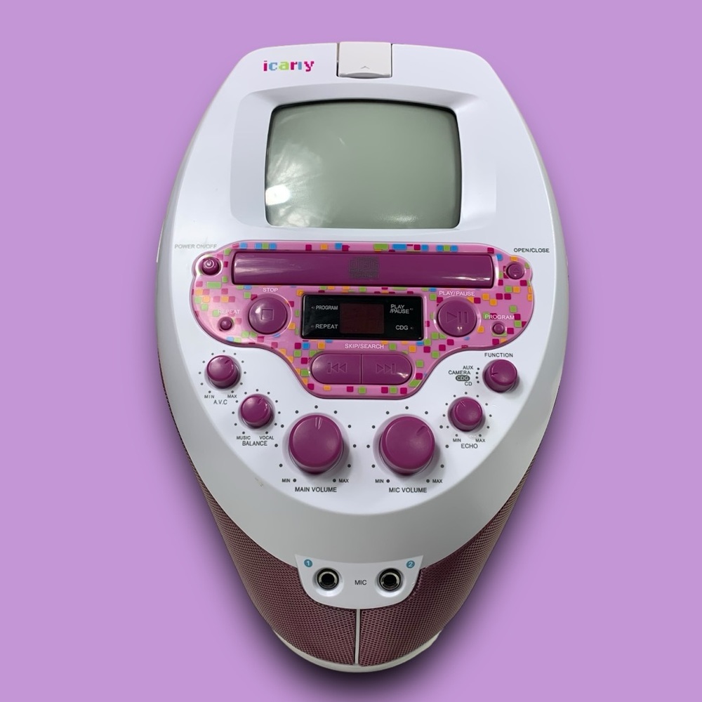 2009 iCarly CD Player & Karaoke Machine